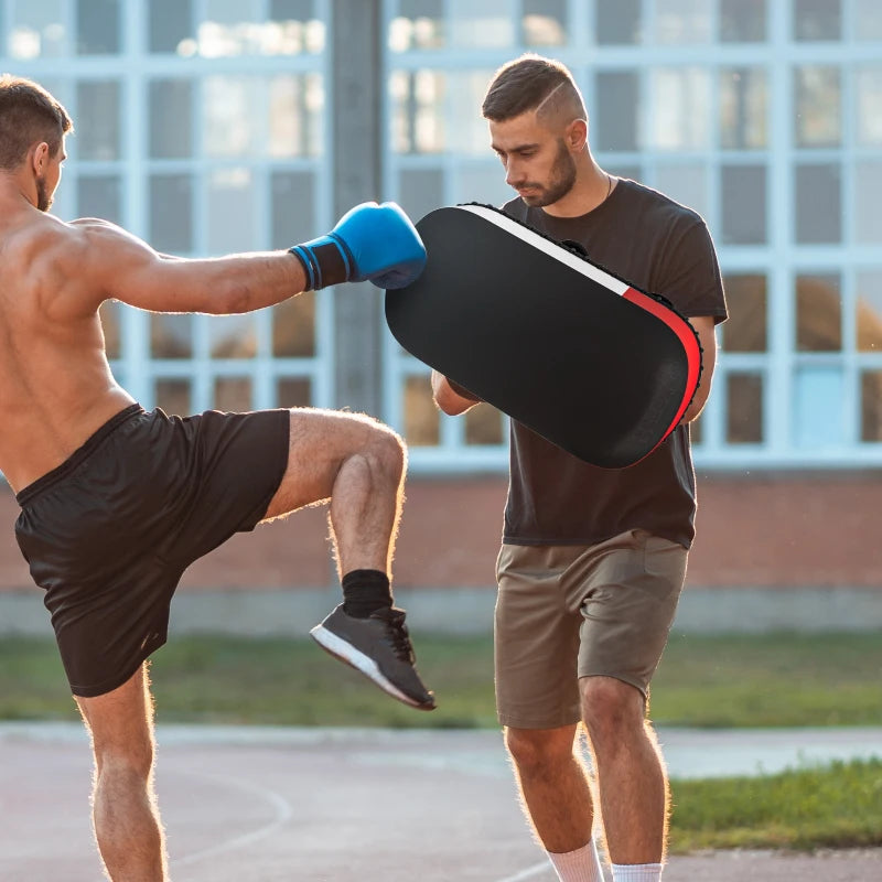 Nancy's Avintes Kick Pad pour Muay Thai et Kickboxing - Kickpad - Noir / Rouge / Blanc