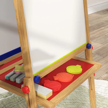 Nancy's Joris Krijtbord voor Kinderen - Whiteboard - Kleurbord voor Kinderen - Inclusief Accessoires - Verstelbaar 