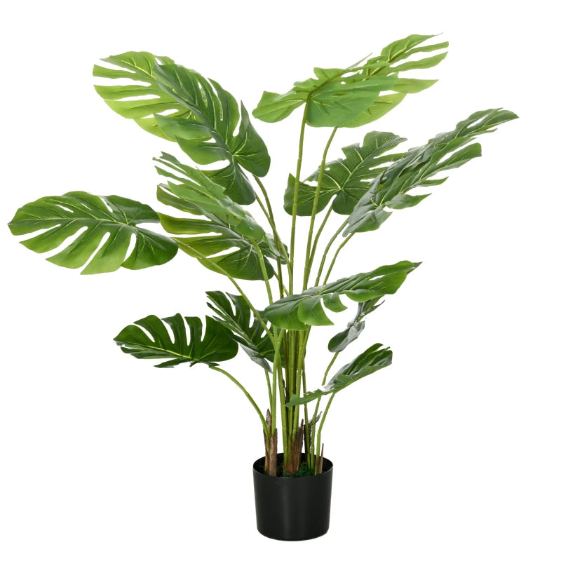 Nancy's Lamares Artificial Plant - Artificial Tree - Monstera Deliciosa - 120 cm high