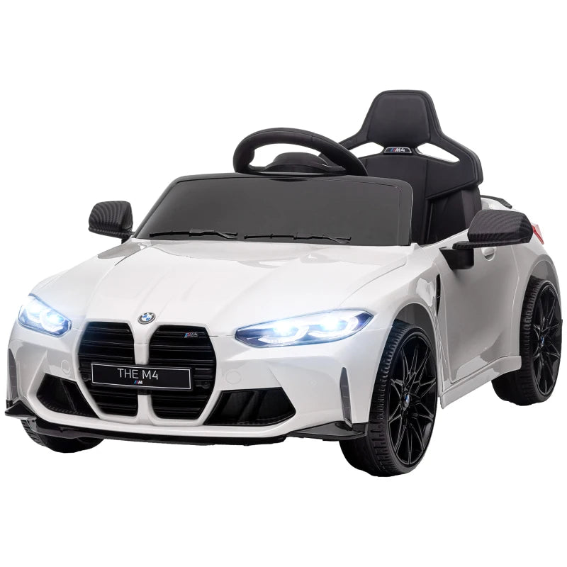 Nancy's Sem Electric Kids Car - BMW - Children's Vehicle - Music / Light - White