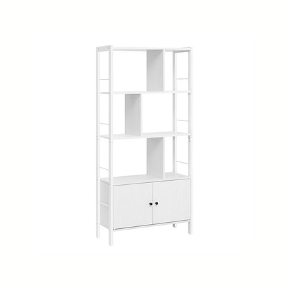 Nancy's Bari Wall cabinet - Bookcase - Storage cabinet - White - ± 75 x 30 x 155 cm