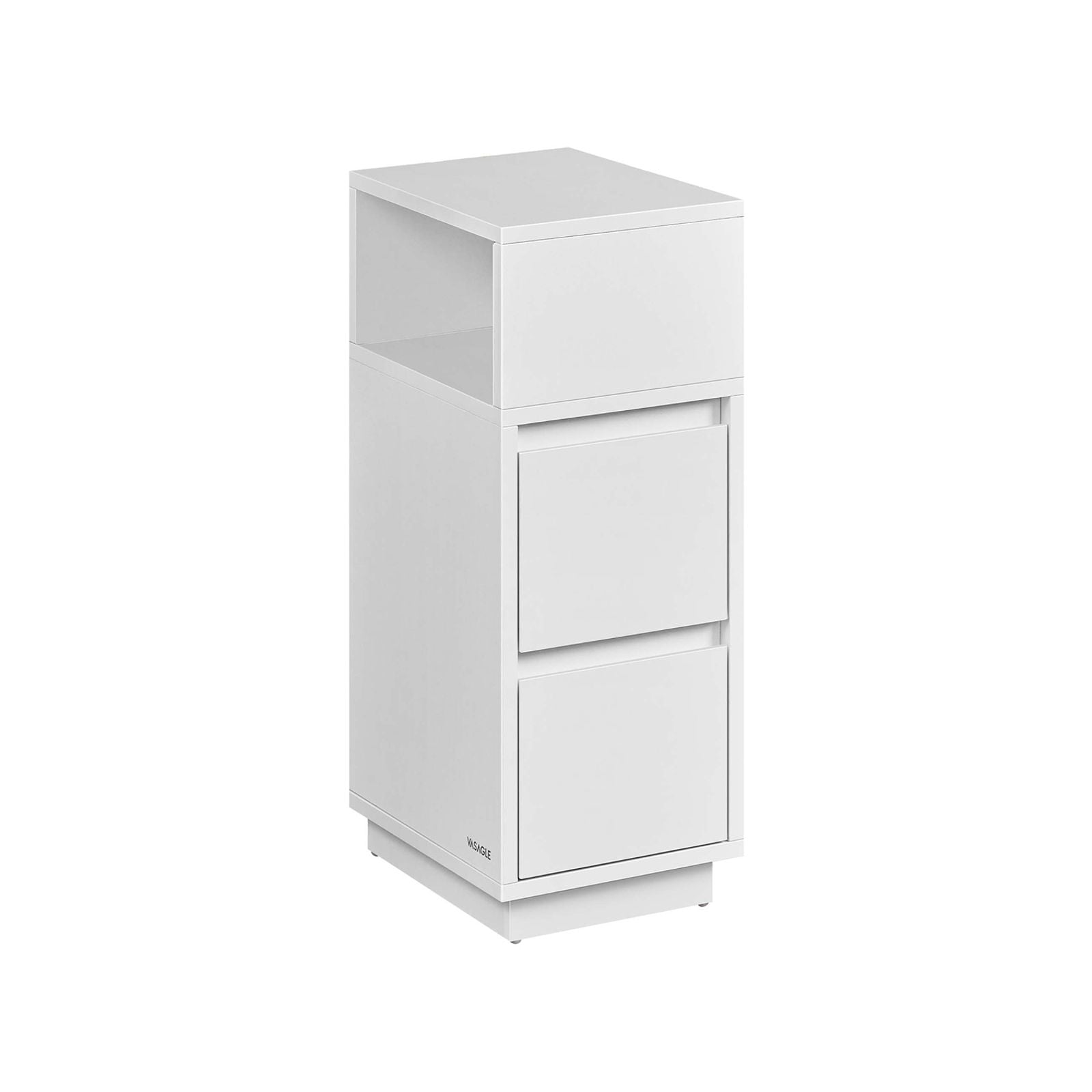 Nancy's Bottanuco Nachtjes Lot de 2 - Tables d'appoint - Blanc - 25 x 30 x 65 cm