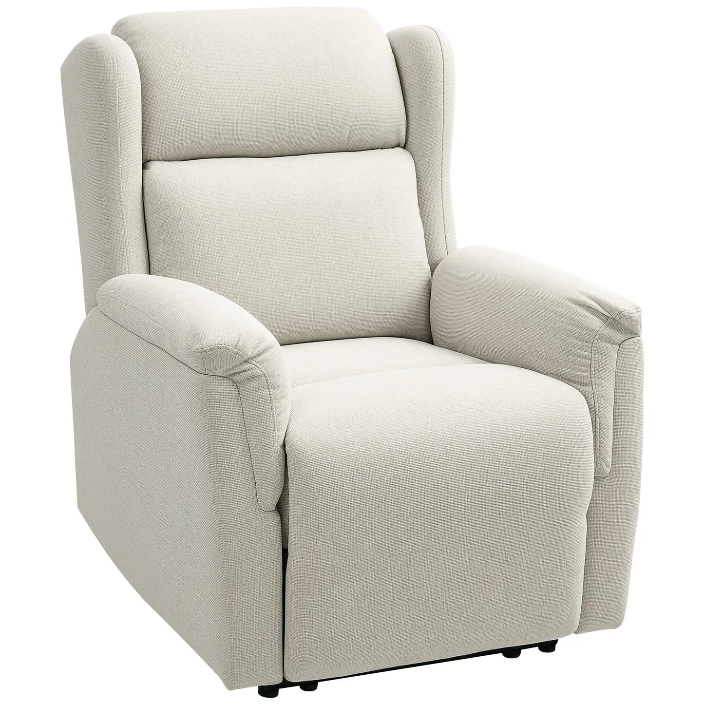 Nancy's Labruja Relaxfauteuil - Loungestoel - Relaxstoel - Verstelbaar - Beige - Katoen / Linnen