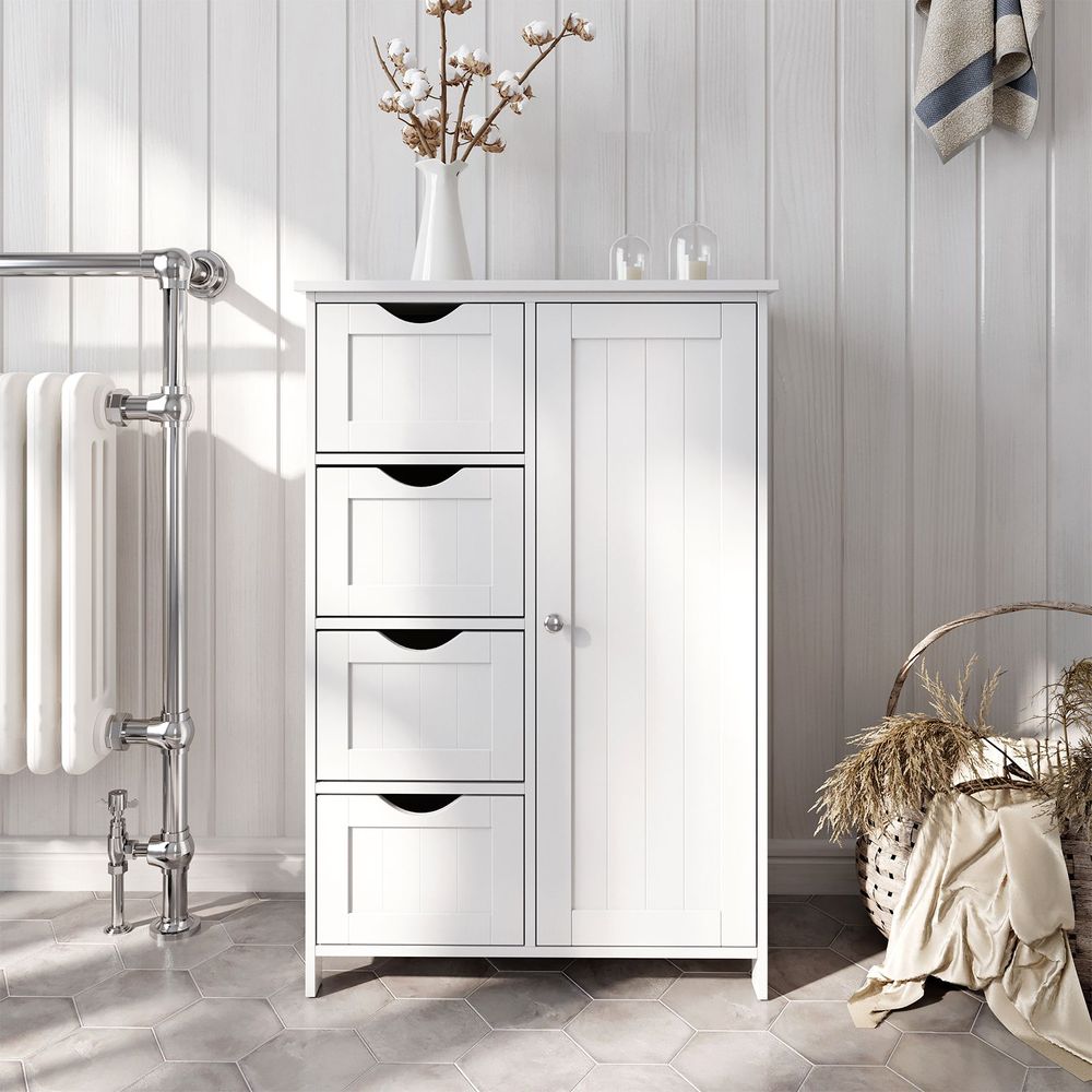 Nancy's Breguardo Bathroom cabinet - Bathroom furniture - White - ± 55 x 30 x 80 cm