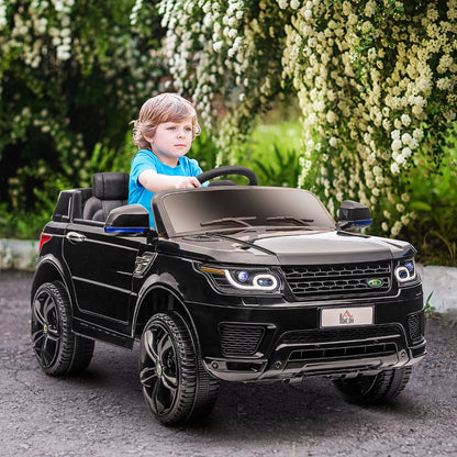 Nancy's Jason Elektrische Kinderauto SUV - Kindervoertuig Elektrisch - Muziek / Licht - Zwart