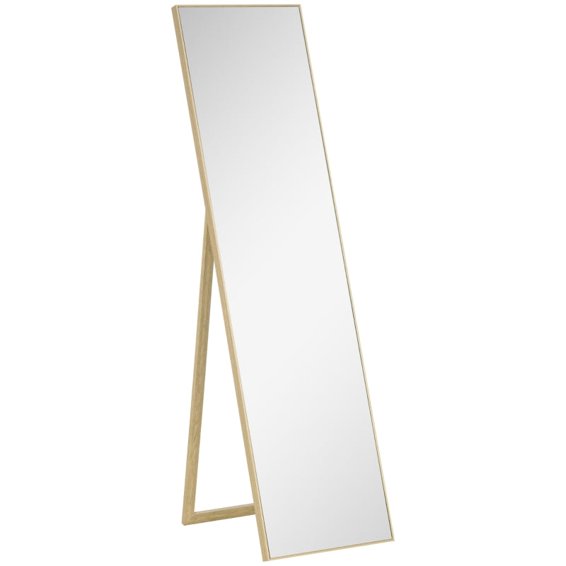 Nancy's Marinha Standing Mirror - Clothes Mirror - Silver / Light Brown - 40 x 150 cm