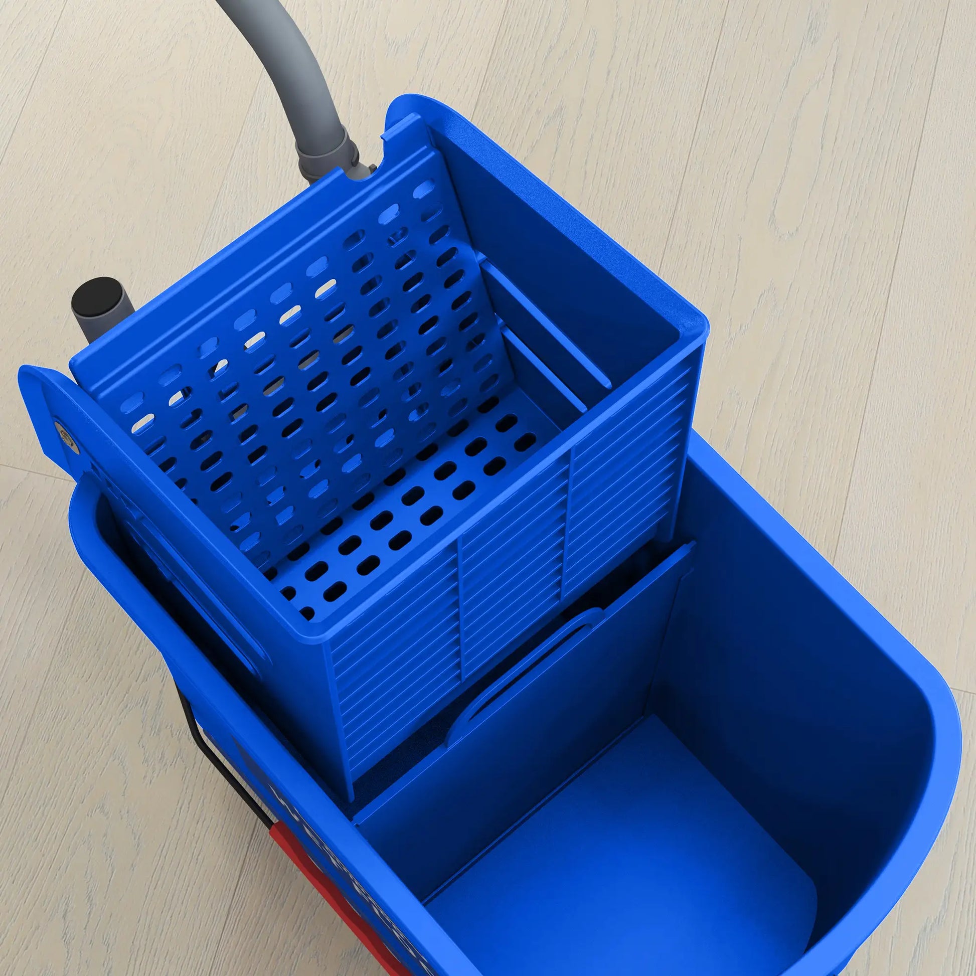 Nancy's Mendiga Schoonmaakwagen - Schoonmaakkar - Schoonmaakemmer - Dweilemmer - Blauw - 20 Liter