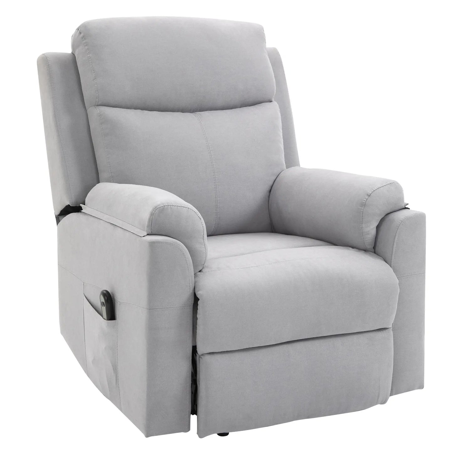 Nancy's Lagoaca Sta op stoel - Opsta stoel - Seniorenstoel - Relaxfauteuil - Ergonomisch - Grijs