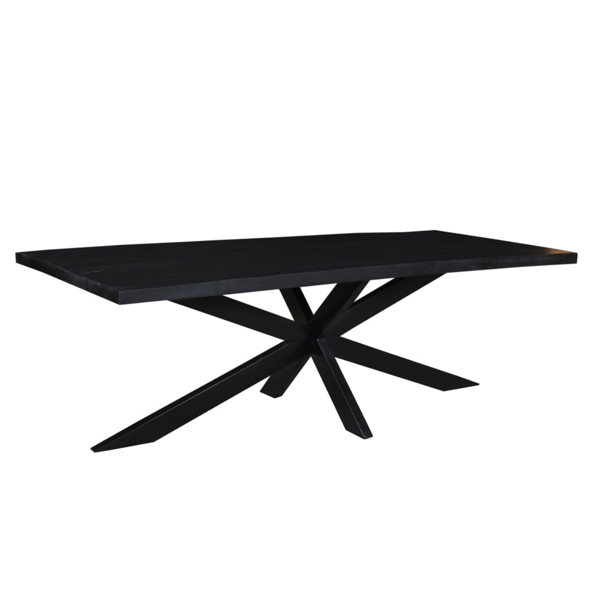 Nancy's Seroa Dining table - Dining room table - Rectangle - Mango wood - Steel - Black - 220 cm