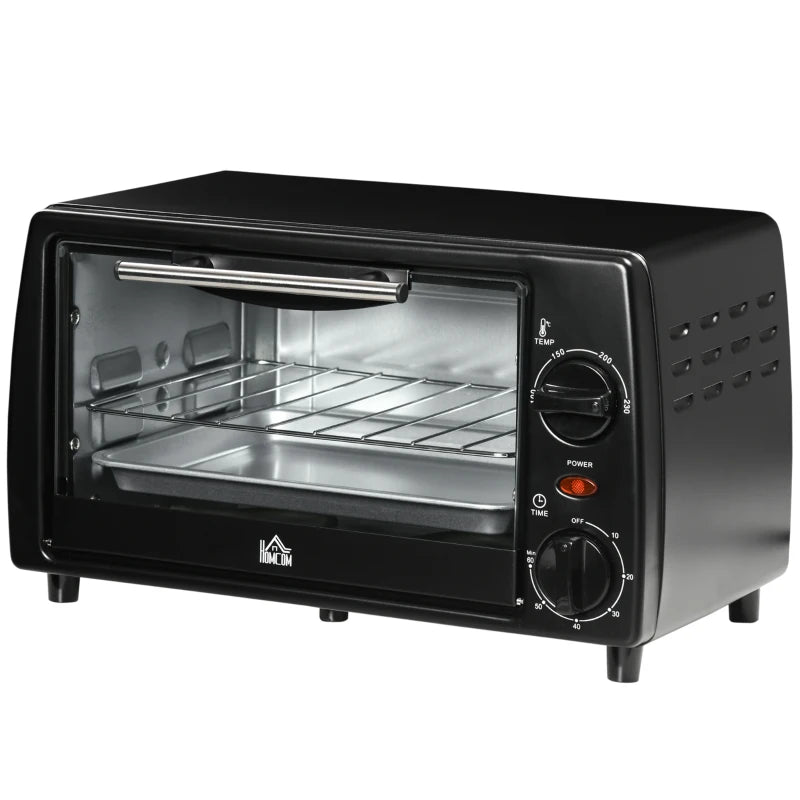 Nancy's Alzate Oven - Mini-oven - Tafeloven - 10L - Zwart - Inclusief accessoires