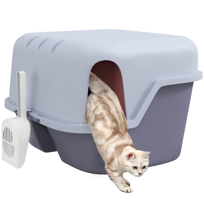 Nancy's Zambujal Kattenbak - Katten wc - Katten Toilet - Paars - ± 50 x 50 x 40 cm 