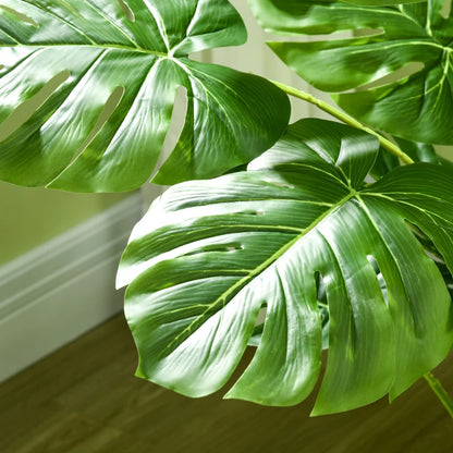 Nancy's Lamares Kunstplant - Kunstboom - Monstera Deliciosa - 120 cm hoog