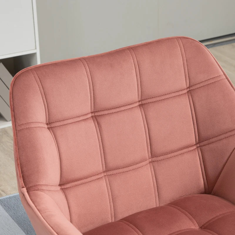 Nancy's Cerejais Fauteuil - Stoel - Relax Stoel - Loungestoel - Roze - Fluweel