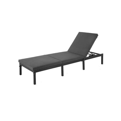 Nancy's Vagos Ligbed - Loungebed - Ligstoel - Zwart