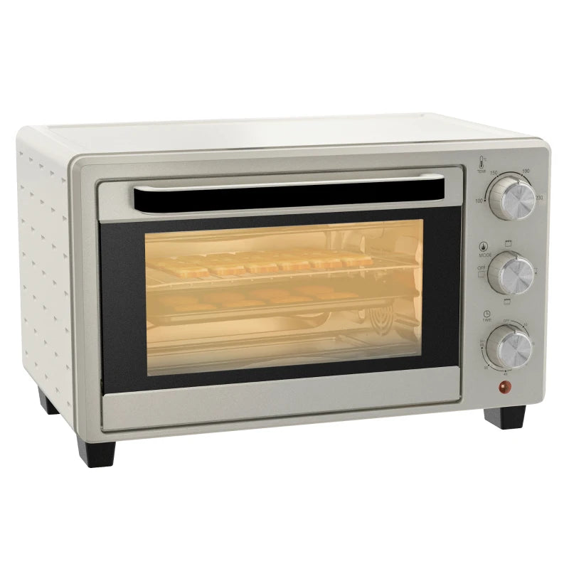 Nancy's Amantea Oven - Mini-oven - Bakoven - 21 Liter - Roomwit - Inclusief accessoires