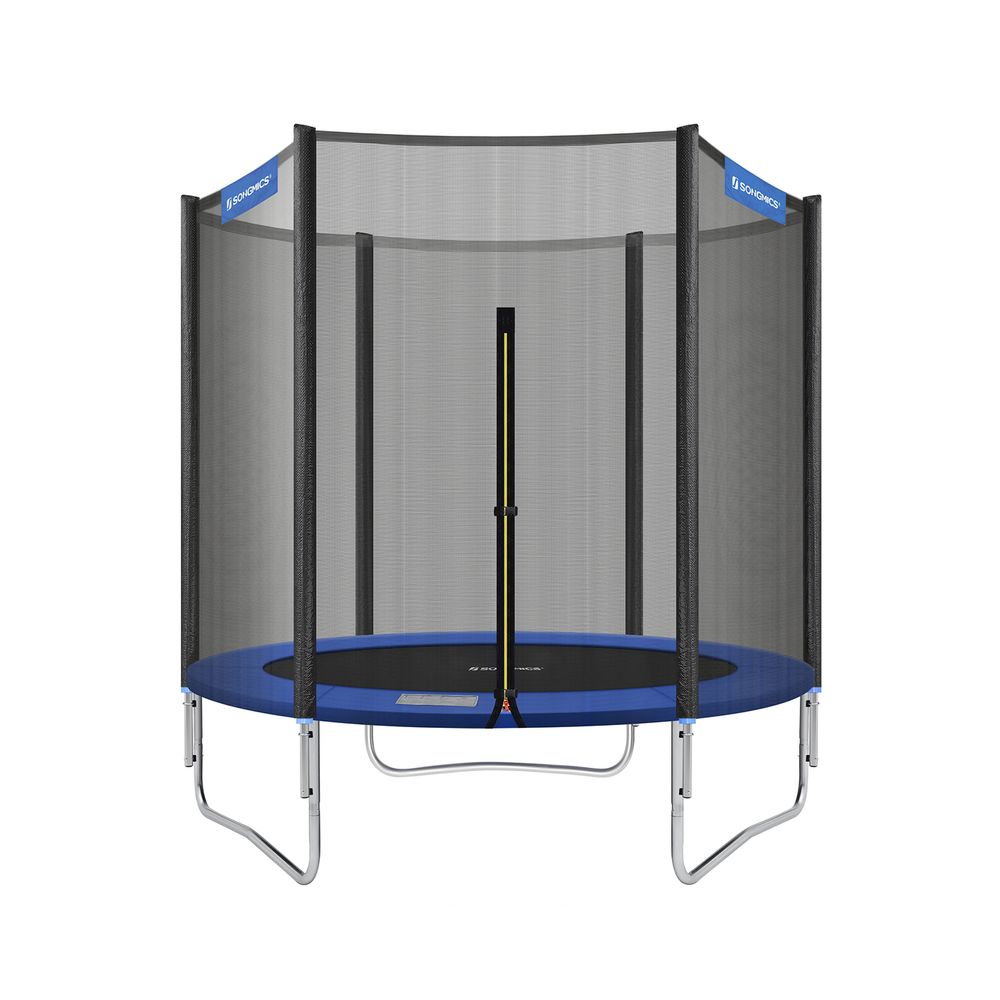 Nancy's Feira Trampoline met Veiligheidsnet - Zwart / Blauw - ± Ø 180 cm