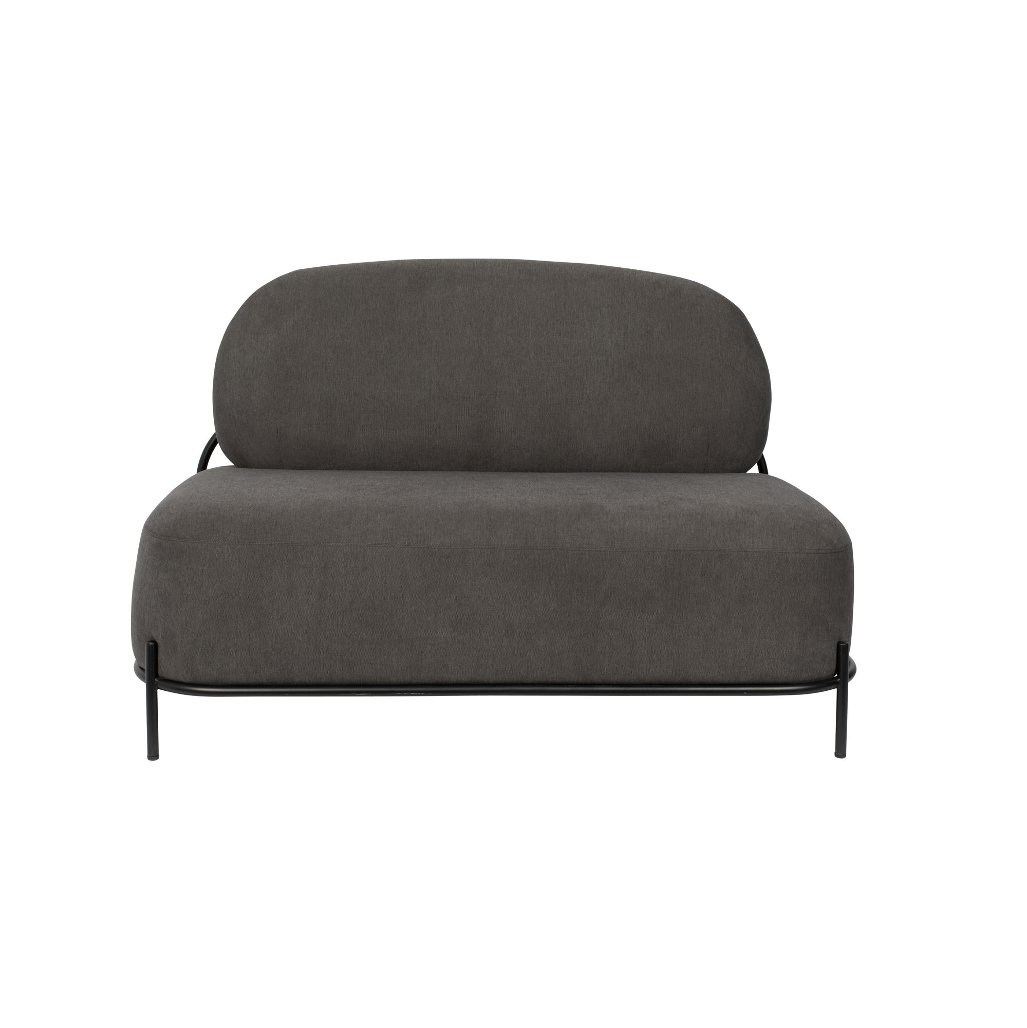 Nancy's Seven Hills Armchair - Lounge Chair - Relax Chair - Loveseat - Sofa - Gray - 71.5 cm x 125 cm x 77 cm