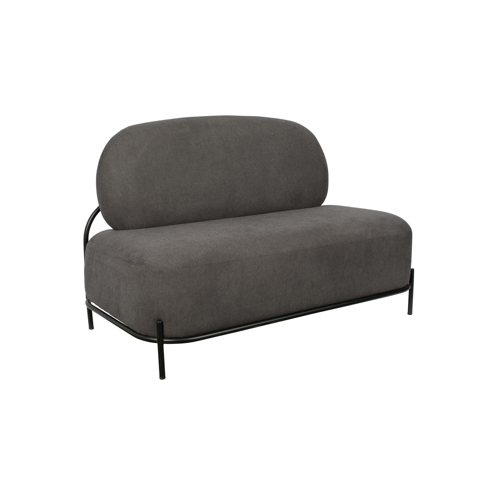 Nancy's Seven Hills Armchair - Lounge Chair - Relax Chair - Loveseat - Sofa - Gray - 71.5 cm x 125 cm x 77 cm