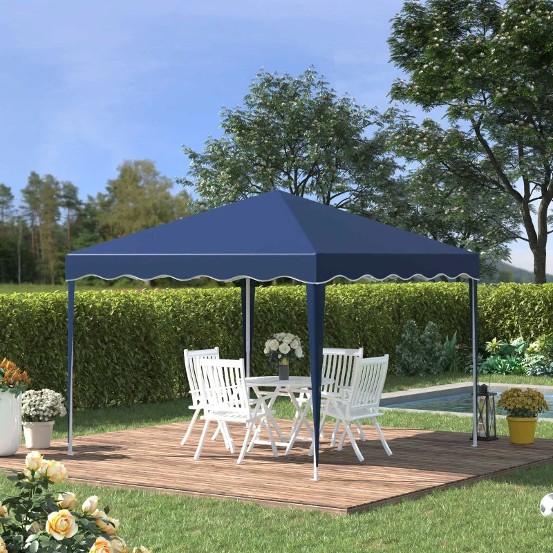 Nancy's Hora Paviljoen - Party Tent - Tuin Paviljoen - Blauw - ± 300 x 300 x 260 cm