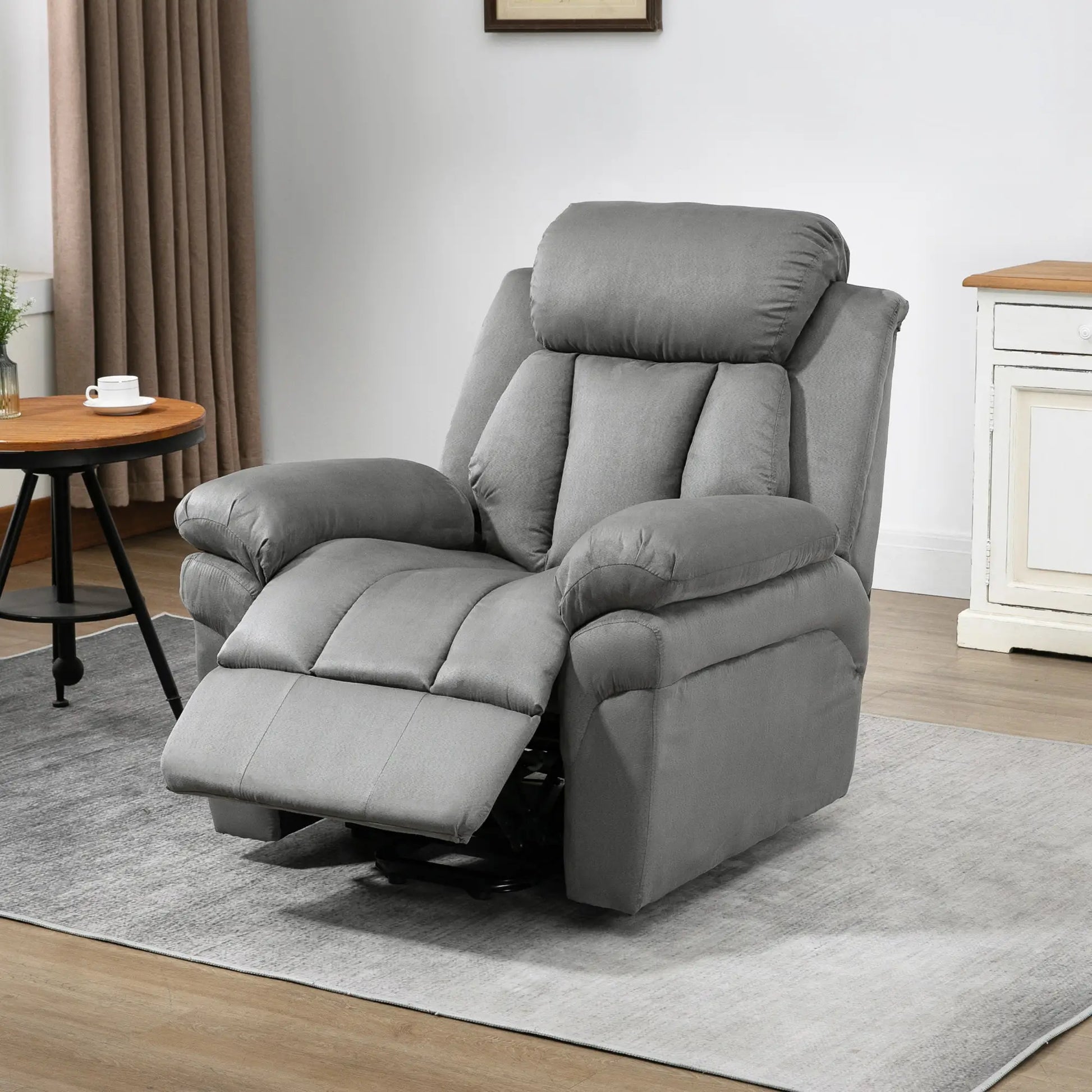 Nancy's Atalaia Sta op stoel - Opsta stoel - Seniorenstoel - Relaxfauteuil - Grijs