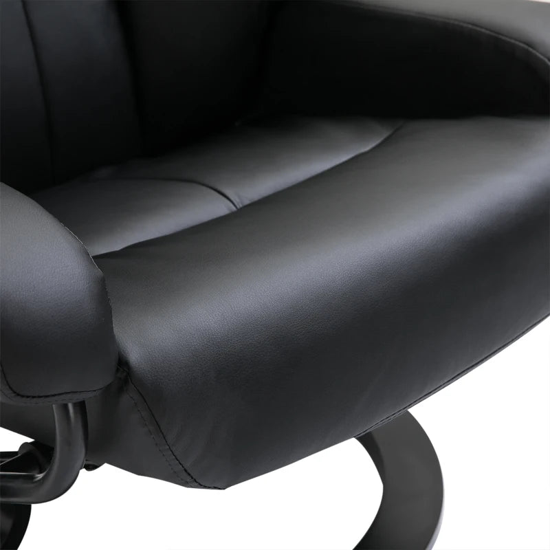 Nancy's Casteloes Massagestoel - Relaxfauteuil - Relaxstoel - Zwart - Imitatieleer