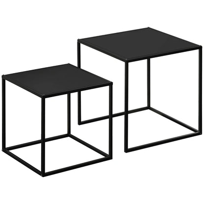 Ensemble de table basse Tresminas de Nancy - Tables d'appoint - Table basse - Noir - Acier