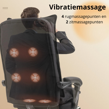 Nancy's Vela Massage Bureaustoel - Massagestoel - Verstelbaar - Zwart