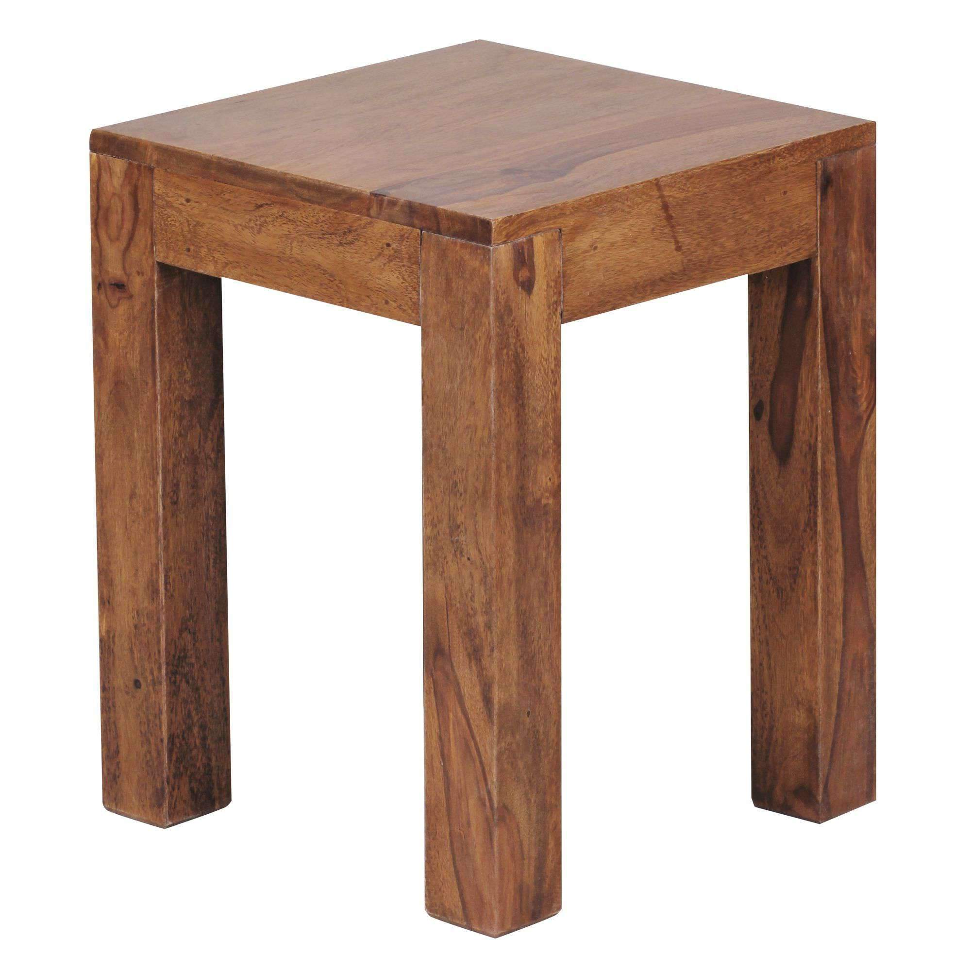 Table d'appoint Nancy's Allouez - Sheesham - Table basse - Tables d'appoint - 35 x 35 x 45 cm