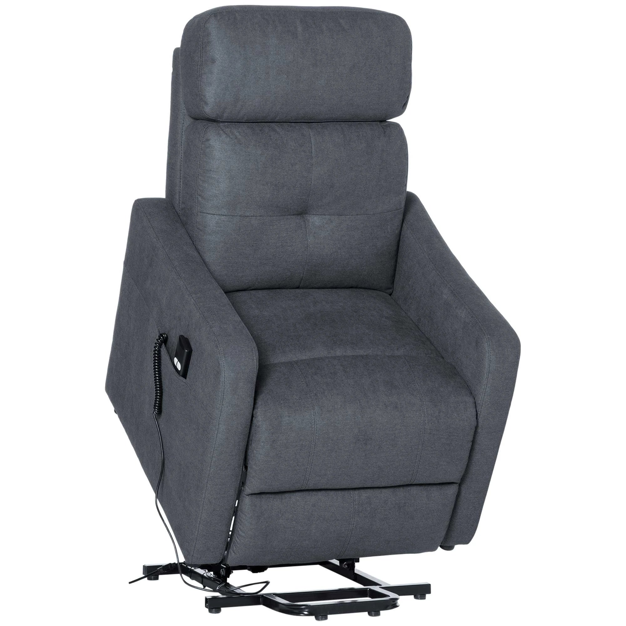 Nancy's Soalheira Sta op stoel - Opsta stoel - Seniorenstoel - Relaxfauteuil -  Grijs