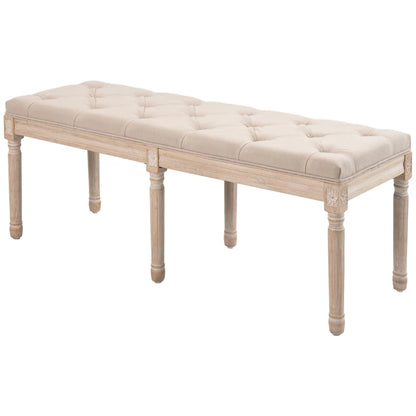 Banc Ardesio de Nancy - Banc de couloir - Banc - Vintage - Beige - ± 120 x 40 x 50 cm