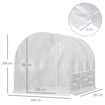 Nancy's Armilla Tuinkas - Plantenkas - Kweekkas - ± 300 x 200 x 200 cm