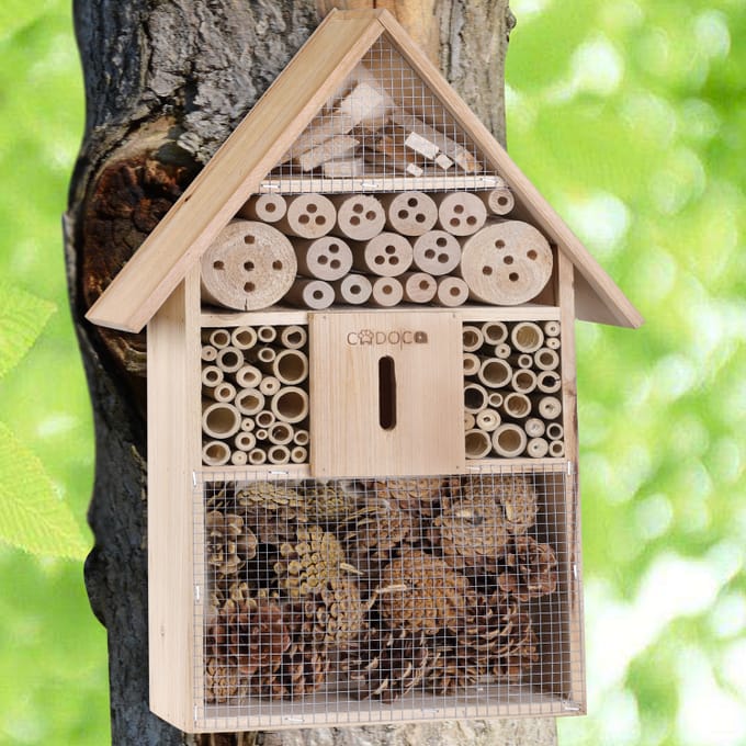 Nancy's Agliana Insect Hotel - Nesting Box - Set of 2 - 48 x 31 x 10 cm