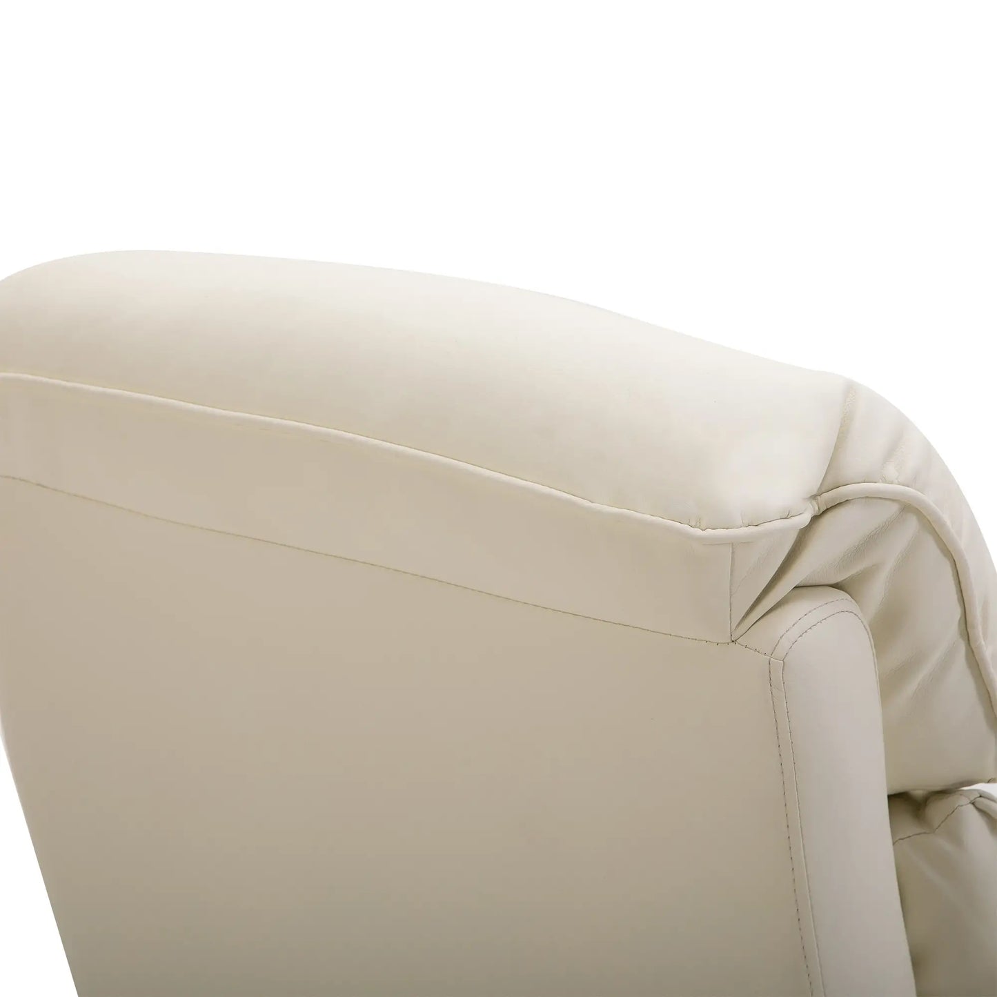 Nancy's Alcaide Sta op stoel - Opsta stoel - Seniorenstoel - Relaxfauteuil - Beige - Kunstleer