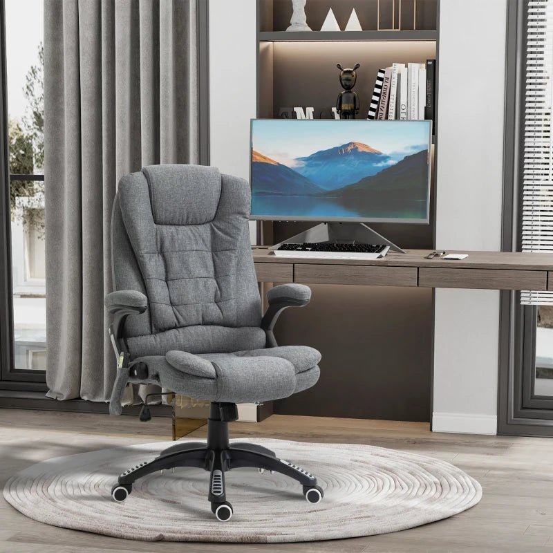 Nancy's Mayflower II Massage Desk Chair - Massage and heating function - Swivel - Gray