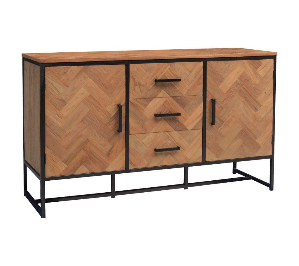 Buffet Serreleis de Nancy - Teck - 45 x 145 x 85 cm