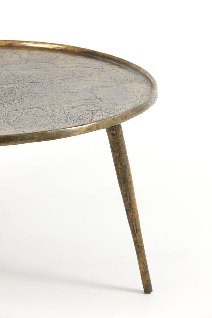 Table basse Nancy's Foros - Table d'appoint - Acier - Bronze - ± 70 x 40 cm