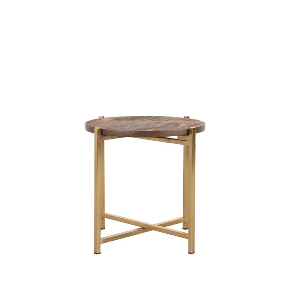 LABEL51 Side table Dox - Espresso - Mango wood