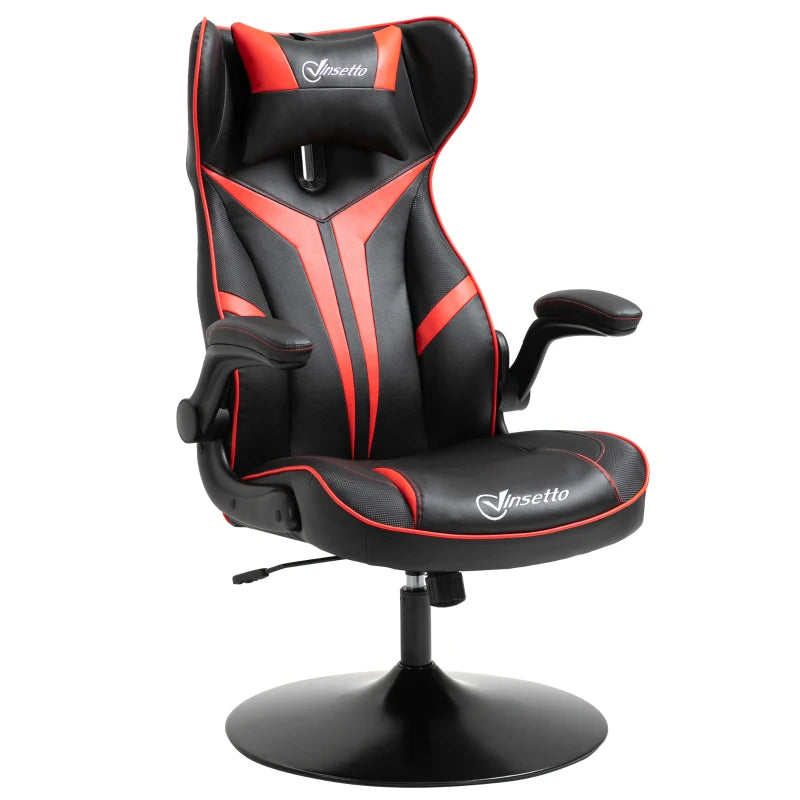 Nancy's Anguillara Gamestoel - Gaming Stoel - Ergonomisch - Draaibaar - Verstelbaar - Zwart / Rood