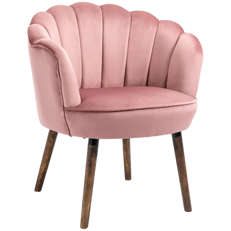 Nancy's Ferradosa Fauteuil - Relax Stoel - Stoel - Loungestoel - Roze - Fluweel