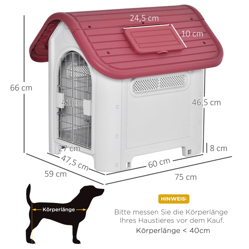 Nancy's Gwinn Hondenhok, Hondenverblijf voor buiten, Schuilplaats voor kleine honden met luchtcirculatie, waterdicht