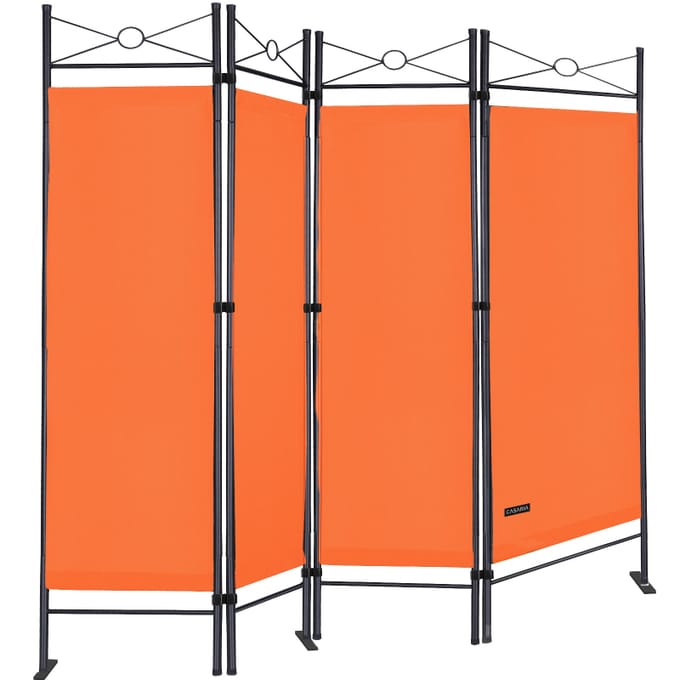 Nancy's Teixeira Kamerscherm - Privacyscherm - Roomdivider - Oranje - ± 160 x 180 cm