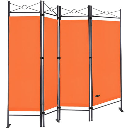 Nancy's Teixeira Kamerscherm - Privacyscherm - Roomdivider - Oranje - ± 160 x 180 cm