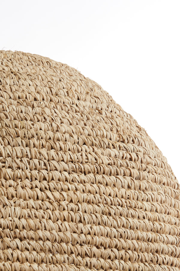 Nancy's Caetano Hanglamp - Verlichting - Naturel - Rotan - ± 45 x 55 cm