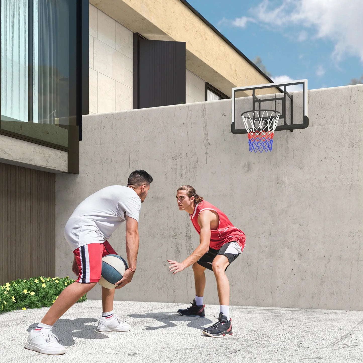 Nancy's Meijinhos Basketbalring - Basketbalhoepel - Basket - Muurbevestiging - Verstelbaar