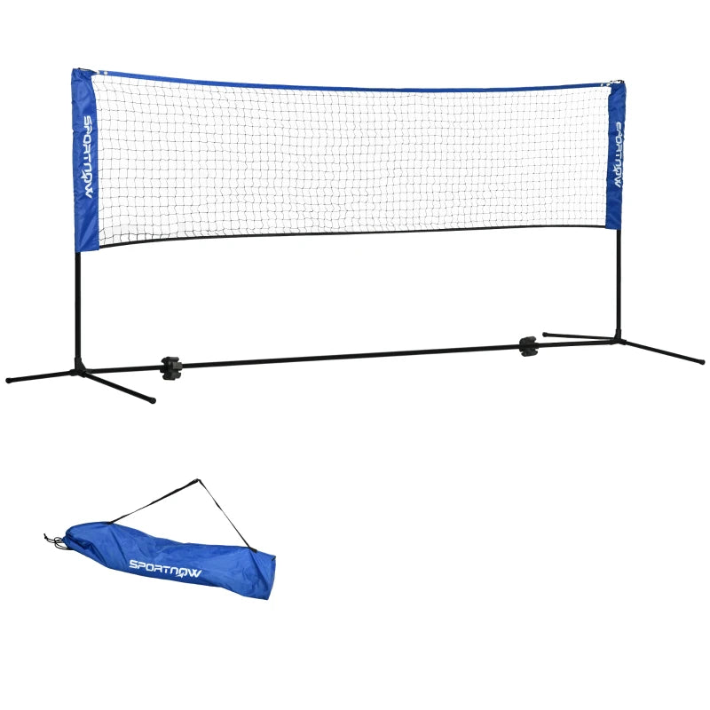 Nancy's Bonassola Badmintonnet - Badminton - In hoogte verstelbaar - Inclusief Draagtas - Blauw - ± 310 x 105 x 107-155 cm