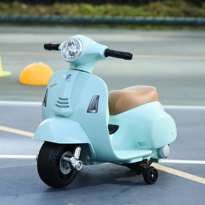 Nancy's Kyra Elektrische Motorfiets voor Kinderen - Kindermotor - Elektrisch Voertuig - Vespa voor Kinderen - Licht / Geluid - Groen