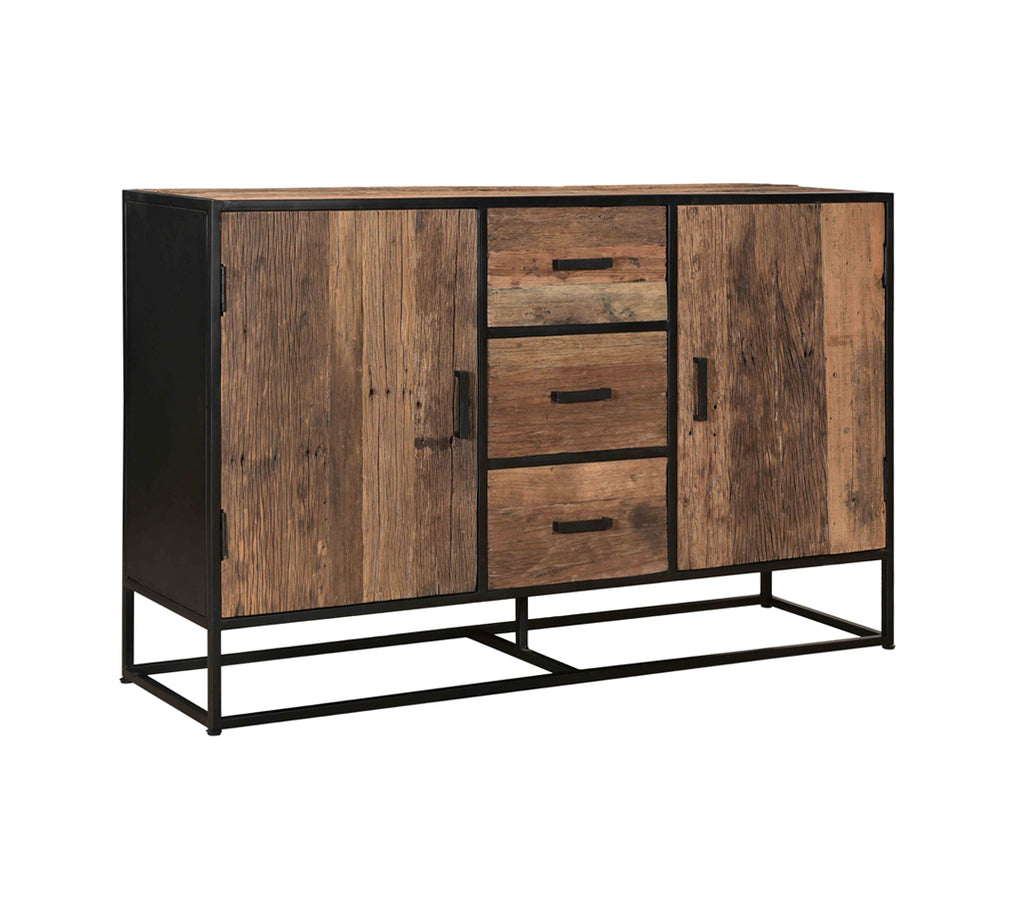 Buffet Lima de Nancy - Riverwood - Acier Enduit - 40 x 150 x 90 cm