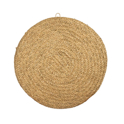 Bazar Bizar Caribe Shell Plaat - Naturel Wit - M - Gras - Schelpen - Ø 42 cm