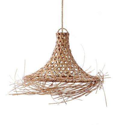 Bazar Bizar Mykonos Hanglamp - Naturel - Rotan - 40 x 40 x 30 cm