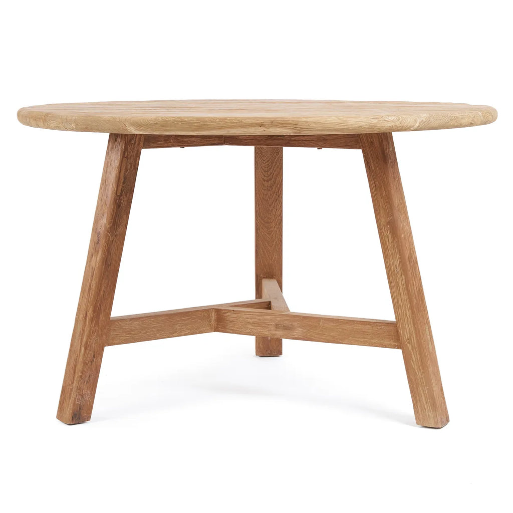 Bazar Bizar Noguchi Eettafel - Rond - Naturel - Teakhout - Ø 120 cm